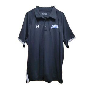 Under Armour Seattle Seahawks Polo golf Shirt Mens 2 XL Black